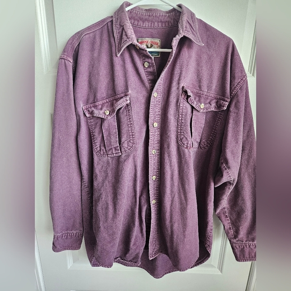 VINTAGE MOOSE CREEK 90's Outdoor Heavy Weight Button Down Shacket Jacket - Picture 1 of 9